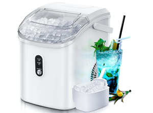 lot 401 image: Nugget Countertop Ice Maker with Soft Chewable Pellet Ice