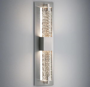 lot 397 image: WOSHITU Nickel Bathroom Vanity Light