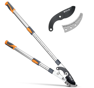 lot 460 image: AIRAJ Anvil Loppers Heavy Duty Telescopic Loppers Professional Compound Action Anvil Lopper with Replacement Blade