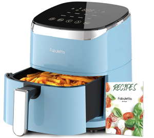 lot 464 image: Fabuletta 9-in-1 Air Fryer, 4.0L Capacity, Sky Blue, Temperature Control