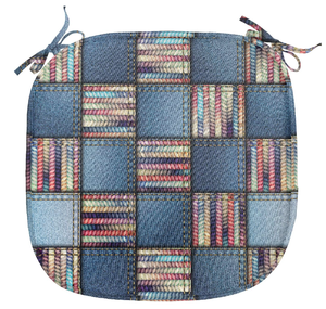 lot 465 image: LOT OF 6 Lunarable Geometric Chair Seating Cushion
