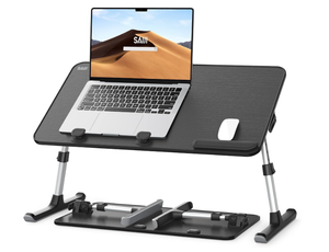 lot 469 image: Laptop Desk for Bed, SAIJI Height & Angle Adjustable Laptop Stand for Bed