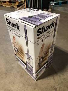 lot 14 image: Shark Navigator Lift-Away Lightweight Bagless Corded HEPA Filter Upright Vacuum for Multi-Surface in Purple - NV352 Customer Returns See Pictures