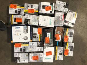 lot 23 image: Lot of Assorted Digital Door Locks Various Models and Conditions  Customer Returns See Pictures