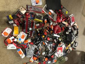 lot 35 image: Lot of Assorted Hand Tools and Hardware Various Models and Conditions  Customer Returns See Pictures