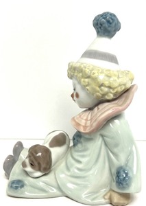 LLARDO Pierrot With Sleeping Dog Figure #52771
