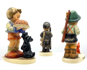 HUMMEL Figurines - Sensitive Hunter, Little Repair Man, Begging His Share