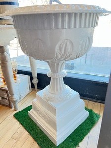 Victorian Antique Kramer Bros Foundry Cast Iron Urn - LOW RESERVE