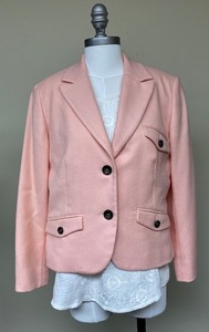 Bernard Zins Paris Wool Blazer, NWT Solitaire Cotton LS Womens Top, Neiman Marcus Bag