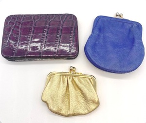 Keep Track of Your Cash...Two Coin Purses &amp One Wallet