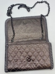 Chelsea 28 Pewter Vegan Leather Handbag