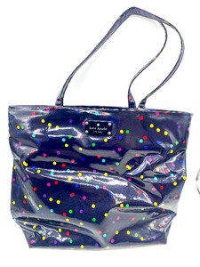 Kate Spade Purple Poly Polka Dot Tote