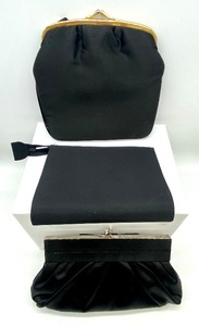 Trio of Small Black Bags - including Franchi and Kate Spade