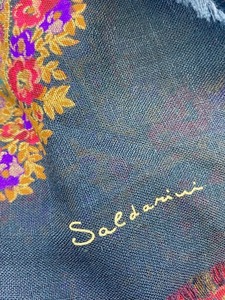 Saldarini Woven Print Scarf