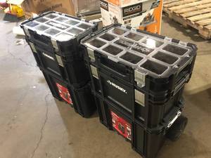 Lot of 2  Husky 22 in. Connect Rolling System Tool Box  Customer Returns See Pictures