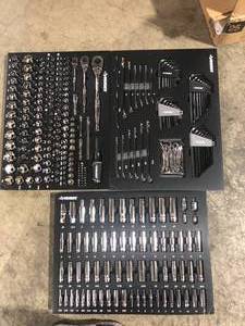 Husky Mechanics Tool Set in EVA Trays (290-Piece) Customer Returns See Pictures