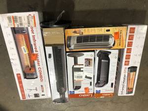Lot of Assorted Heaters Various Models and Conditions   Customer Returns See Pictures