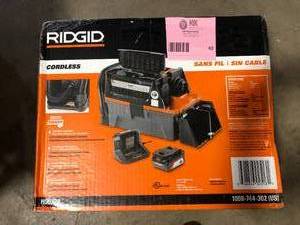 RIDGID 3 Gallon 18-Volt Cordless Handheld NXT WetDry Vacuum with Battery, Charger, Fine Dust Filter, Hose and Accessories  Customer Returns See Pictures
