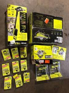 Lot of Assorted Ryobi Power Tools Various Models and Conditions   Customer Returns See Pictures