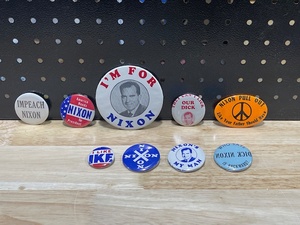 lot 73 image: Nixon Buttons