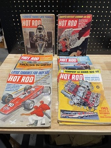 lot 92 image: Vintage Hot Rod Magazines 60s and 70s