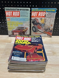lot 93 image: Vintage Hot Rod Magazines 60s and 70s