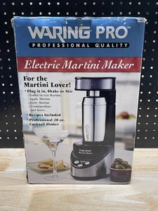 lot 101 image: Waring Pro Electric Martini Maker NEW