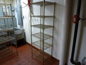 lot 55 image: Metro Storage Rack 6 Shelf Stainless