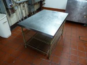 lot 56 image: NSF Stainless Steel Table