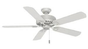 lot 12 image: CASABLANCA Ainsworth 54 in. Indoor Cottage White Ceiling Fan