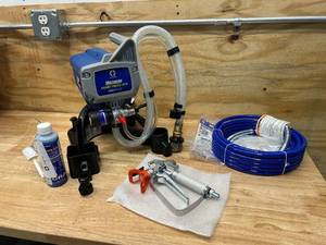 lot 5 image: GRACO Magnum Airless 2800 PSI Project Painter Plus Stand Paint Sprayer (013024147)
