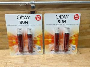 lot 82 image: OLAY SUN Lot of 2 Packs of- Lightweight Sun Protection (2 per pack)