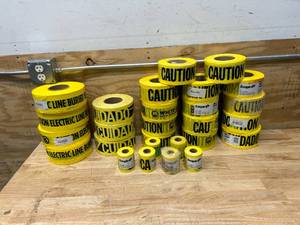 lot 116 image: Lot of Yellow Caution Tape