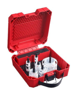 lot 26 image: MILWAUKEE Hole Dozer Carbide Hole Saw Set (15-Piece) (Retails for $189.97)