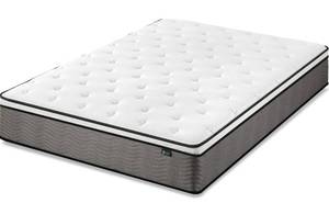 lot 35 image: ZINUS 12 Inch Support Plus Pocket Spring Hybrid Mattress, Extra Firm Feel, Heavier Coils for Durable Support, Pocket Innersprings for Motion Isolation- Queen