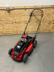 lot 38 image: TORO 60V MAX 21 in. (53 cm) Stripe Self-Propelled Mower - 6.0Ah BatteryCharger Included (No Bag) (Retails for $579)