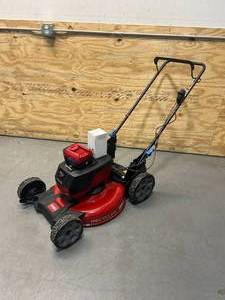lot 39 image: TORO Recycler 60-volt Max 21-in Cordless Push Lawn Mower 4 Ah (Battery and Charger Included) (Retails for $459)