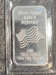 1 TROY OZ .999 FINE SILVER DONALD TRUMP WANTED FOR PRESIDENT BAR
