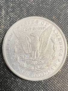 1884 US MORGAN SILVER DOLLAR