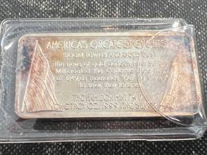 1 TROY OZ .999 FINE SILVER CALIFORNIA GOLD RUSH BAR