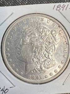 1891-S US MORGAN SILVER DOLLAR