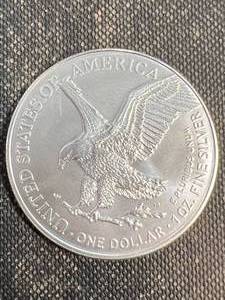 2024 AMERICAN SILVER EAGLE 1 TROY OZ .999 FINE SILVER