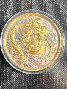 2 TROY OZ .999 FINE SILVER SKELETON ROUND IN AIRTITE