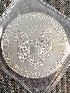 2018 AMERICAN SILVER EAGLE 1 TROY OZ .999 FINE SILVER