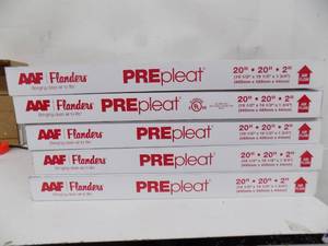lot 71 image: 5 - Pre Pleat Filters 20 x 20 x 2