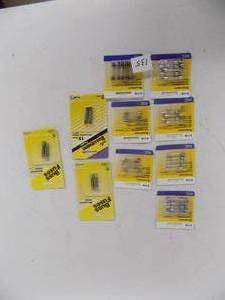 lot 135 image: 10 - Bussmann Fuses, 3 - Microwave 2-ABC-10,  7- High AMP Assortment 14 x 1 14 AGC