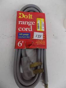 lot 138 image: 6 Range Cord 68 gauge