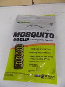 lot 157 image: 2 - Mosquito Go Clip Repellent 12 per case