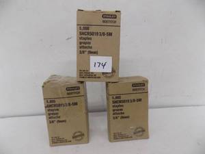 lot 174 image: 3 - 38 Stanley - Bostitch Staples