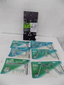 lot 176 image: 7 - Mail Box Parts, Brackets and Mounting Board